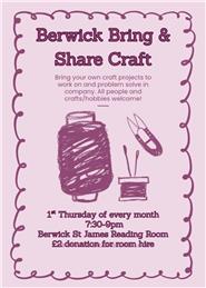 Berwick Bring and Share Craft